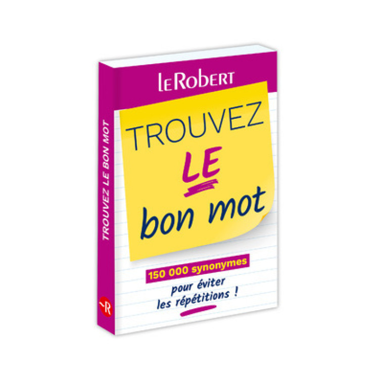 Trouvez le bon mot - Collectif Collectif - LE ROBERT