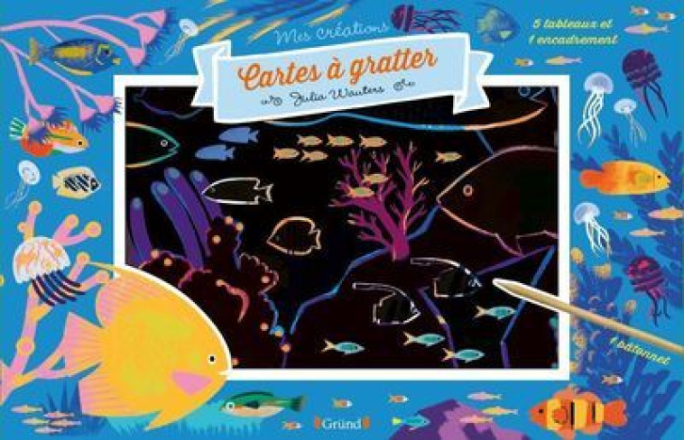 Cartes à gratter - Océans - Julia Wauters, Julia Wauters - GRUND