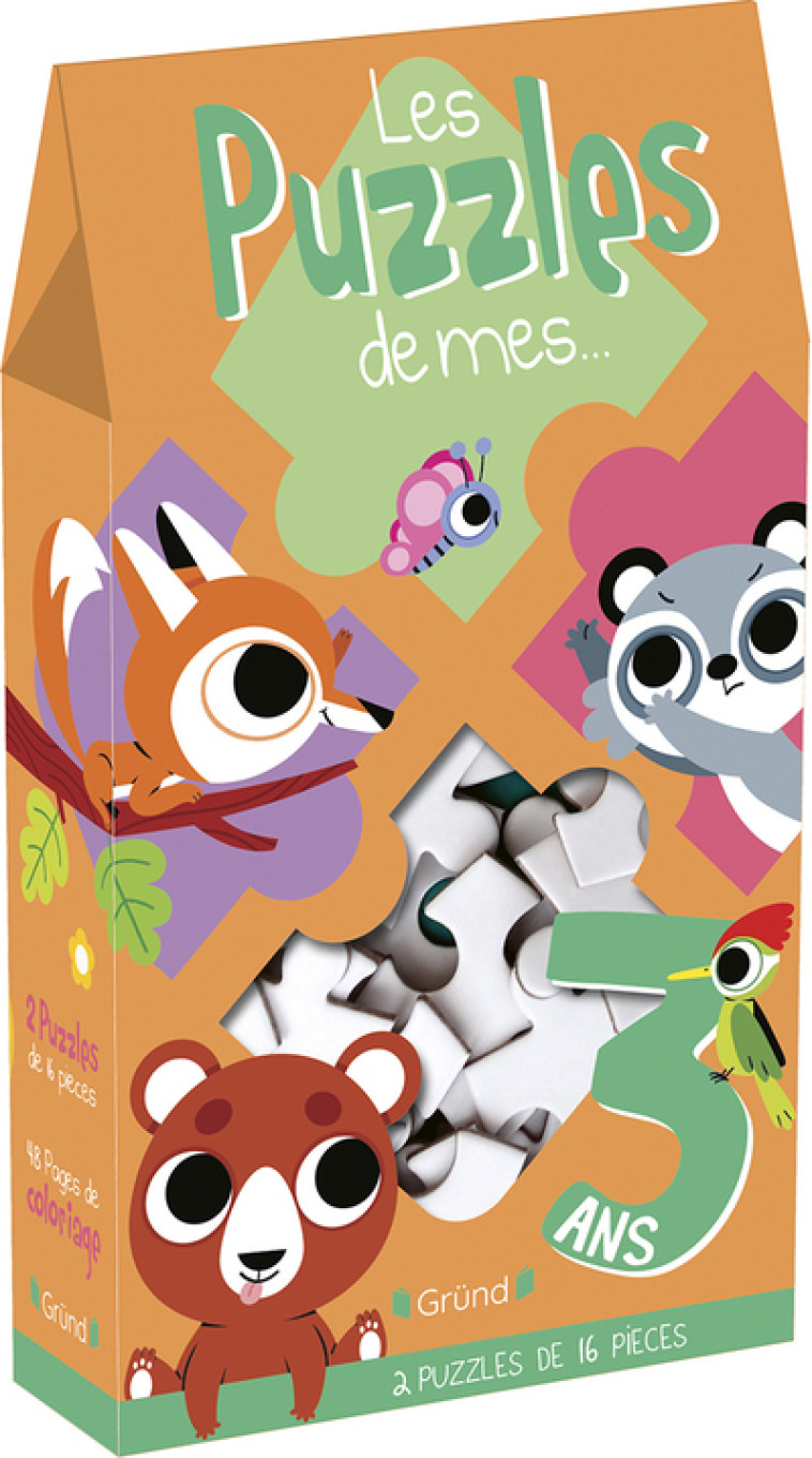 Les puzzles de mes 3 ans - Marta Sorte - GRUND