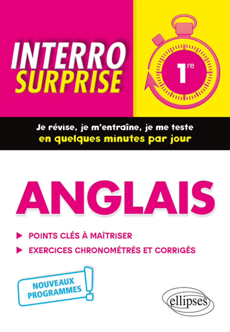 Anglais - Première - nouveaux programmes - Frédéric Collecchia - ELLIPSES