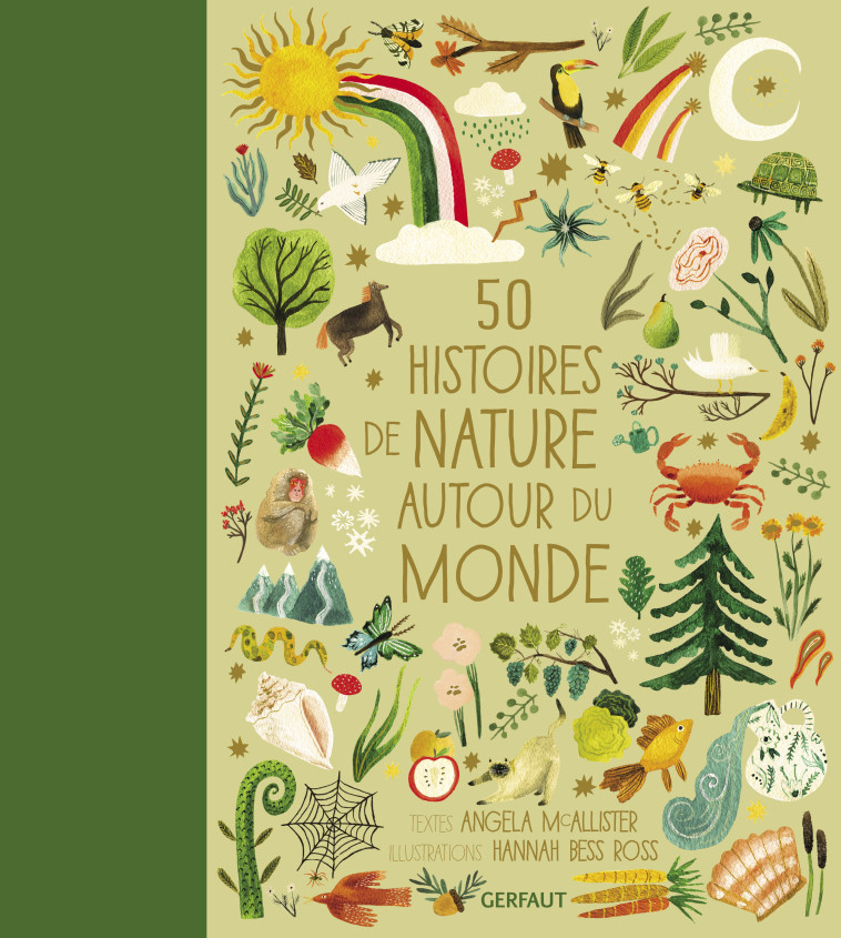 50 histoires de nature autour du monde - Angela Mac Allister, Hannah Bess Ross - GERFAUT JEUNESS