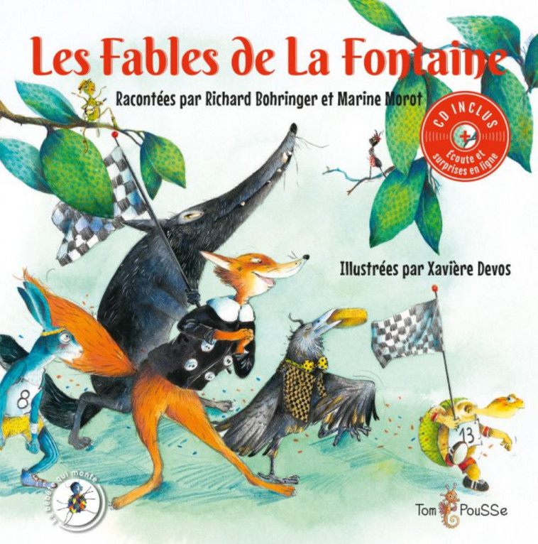 LES FABLES DE LA FONTAINE -  DE LA FONTAINE JEAN - TOM POUSSE