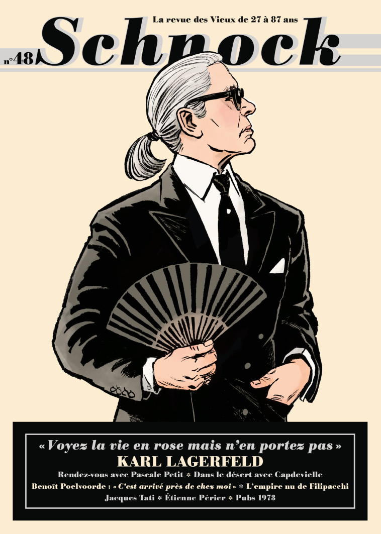 Schnock n°48 - Karl Lagerfeld -  LA REVUE SCHNOCK - TENGO