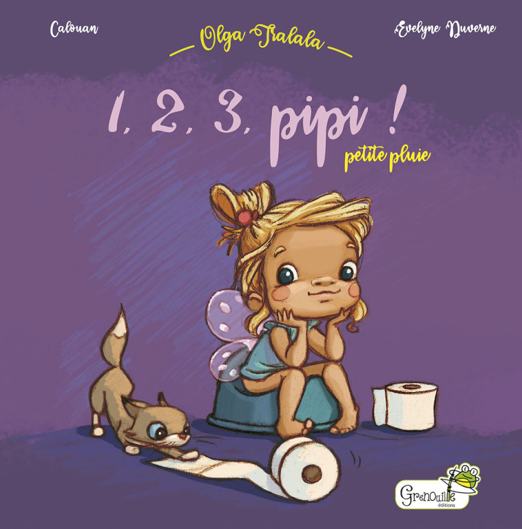 1, 2, 3, pipi ! - Petite pluie -  CALOUAN - EVELYNE DU,  Calouan - GRENOUILLE