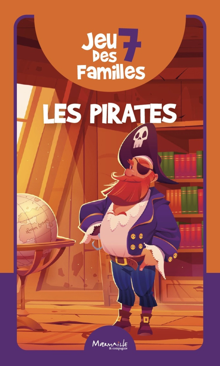 Jeu des 7 familles Les pirates - ESTELLE RATTIER - MARMAILLE CIE