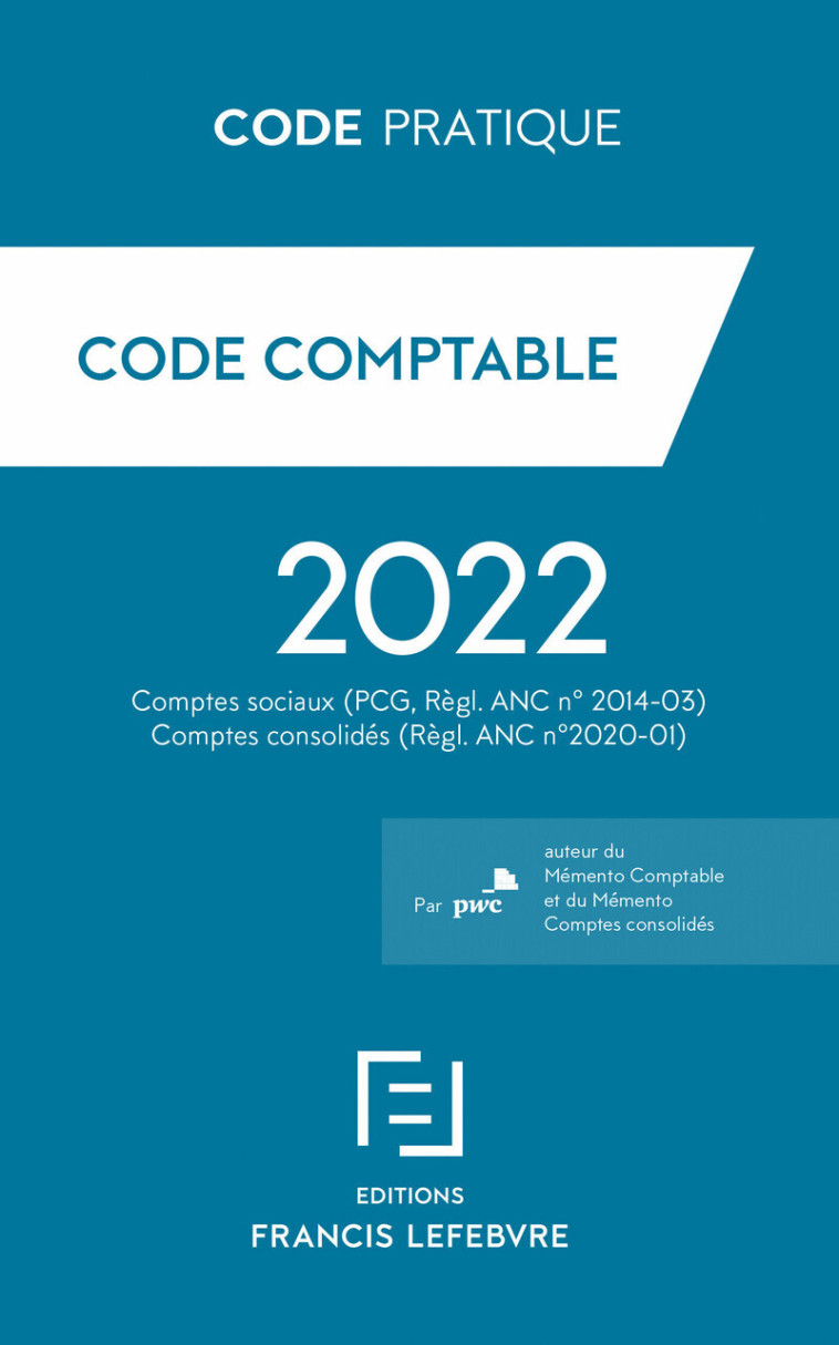 Code comptable 2022 - PwC PwC - LEFEBVRE