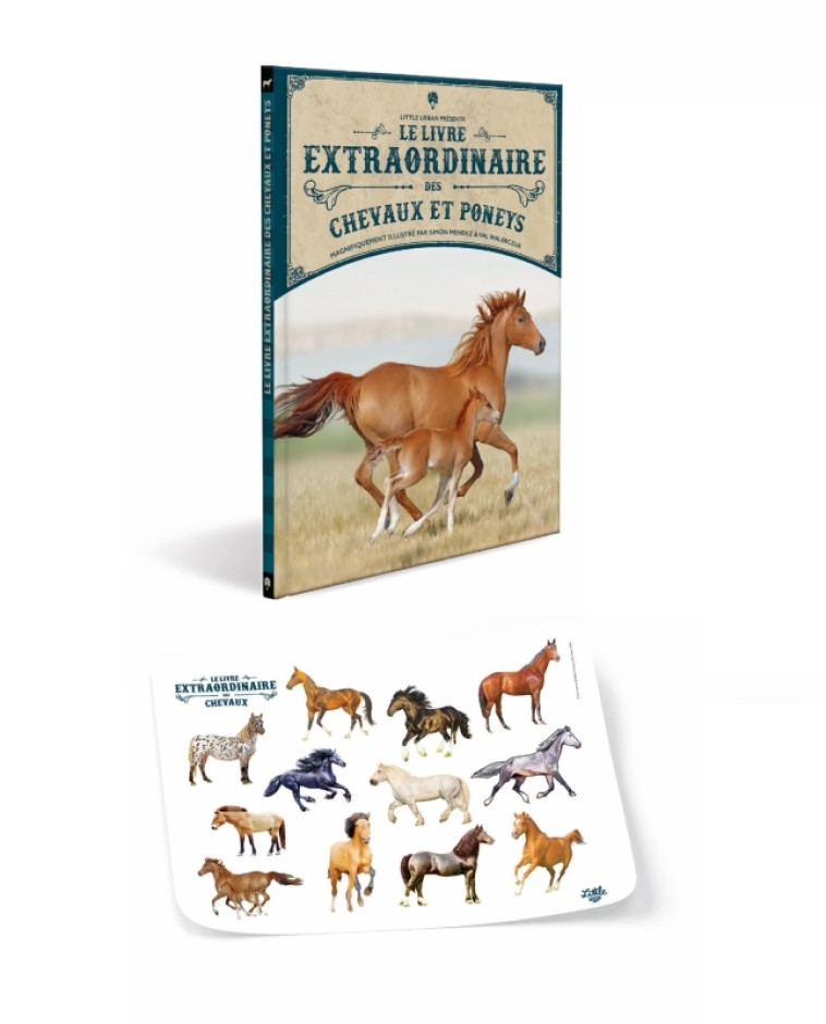 Le Livre extraordinaire des chevaux - WALERCZUK Val WALERCZUK Val, Mendez Simon Mendez Simon, Ferguson Diana Ferguson Diana, JACKSON Tom JACKSON Tom,  WALERCZUK Val,  Mendez Simon,  Ferguson Diana,  Jackson tom - LITTLE URBAN