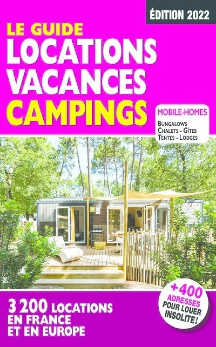 Le guide Location vacances camping 2022 - Linda Salem - REGICAMP