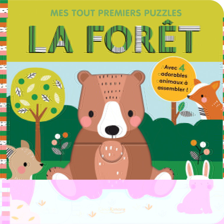 MES TOUT PREMIERS PUZZLES - LA FORÊT - Wendy Kendall - KIMANE