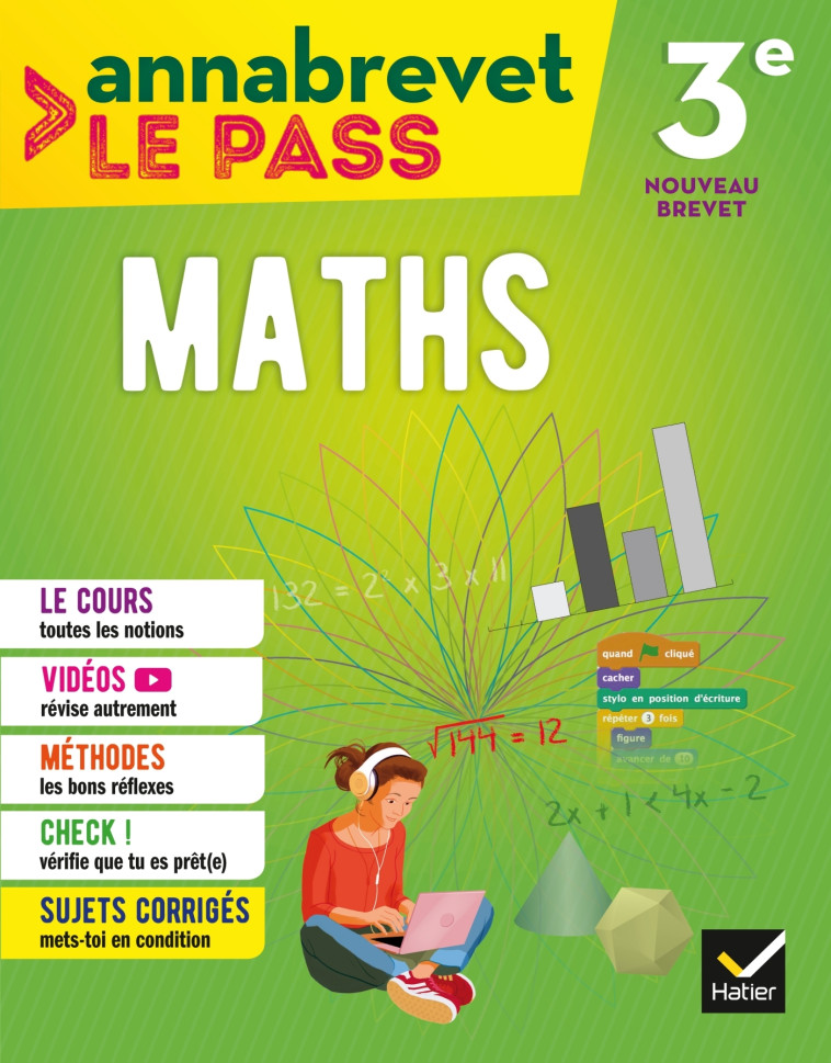 Annabrevet Le Pass - Maths 3e - Caroline Bureau, Jean-Pierre Bureau, Emmanuelle Michaud - HATIER