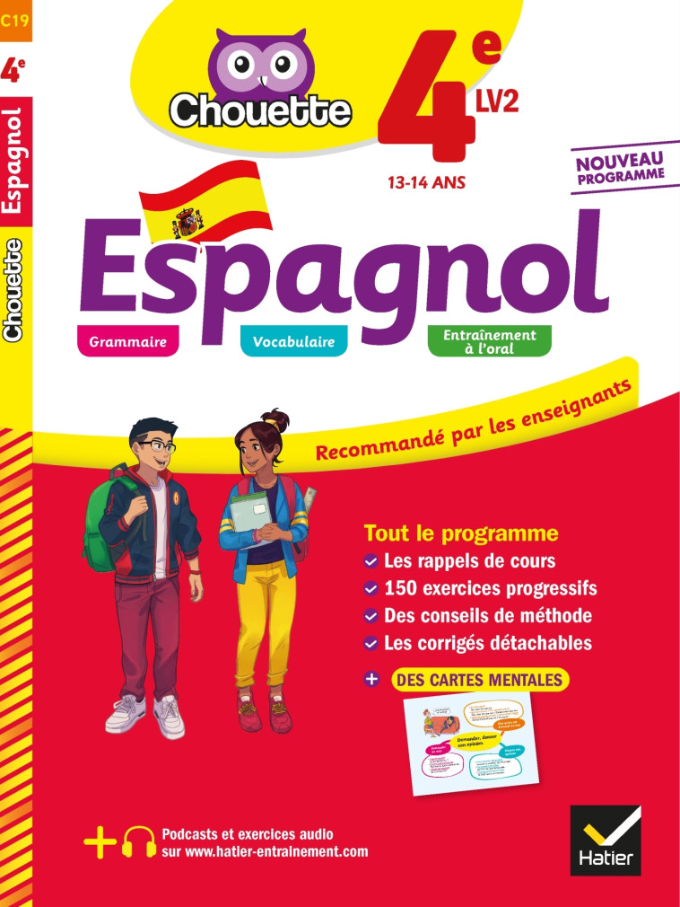 Espagnol 4e - LV2 (A1+, A2) - Jean Congar, Jean-Yves Kerzulec - HATIER