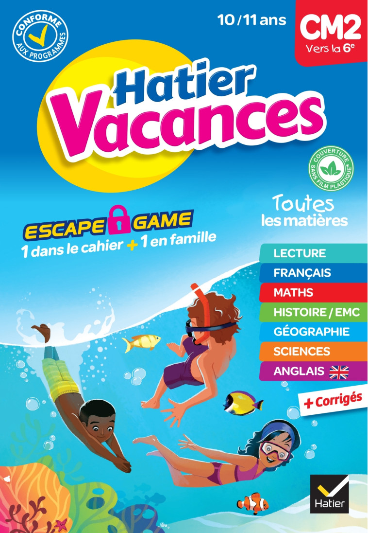 Cahier de vacances 2023 du CM2 vers la 6e 10/ 11 ans - Thomas Cambarot, Pascal GAUFFRE - HATIER