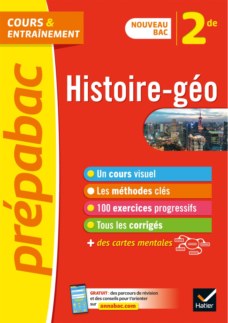 Prépabac Histoire-géographie 2de - Christophe Clavel, Cécile Gaillard, Florence Holstein, Jean-Philippe Renaud - HATIER