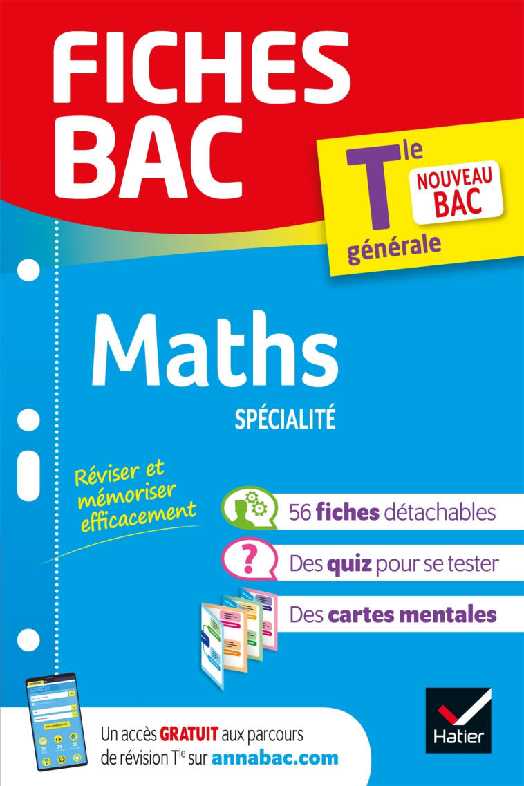 Fiches bac Maths Tle (spécialité) - Bac 2024 -   - HATIER