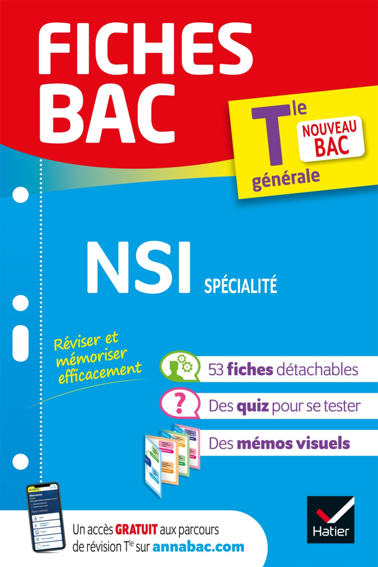 Fiches bac NSI Tle générale (spécialité) - Bac 2024 - Vojislav Petrov, Guillaume Connan, Gérard Rozsavolgyi, Laurent Signac - HATIER