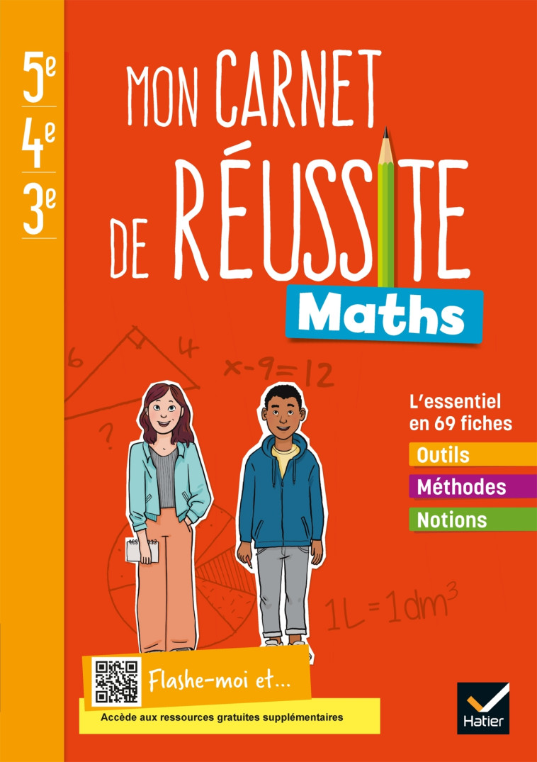 Mon carnet de réussite Maths 5e 4e 3e - Ed. 2021 - Cahier élève - Doyan Ulgar - HATIER