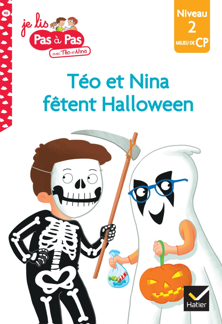 Téo et Nina Milieu de CP Niveau 2 - Téo et Nina fêtent Halloween - Marie-Hélène Van Tilbeurgh, Isabelle Chavigny - HATIER