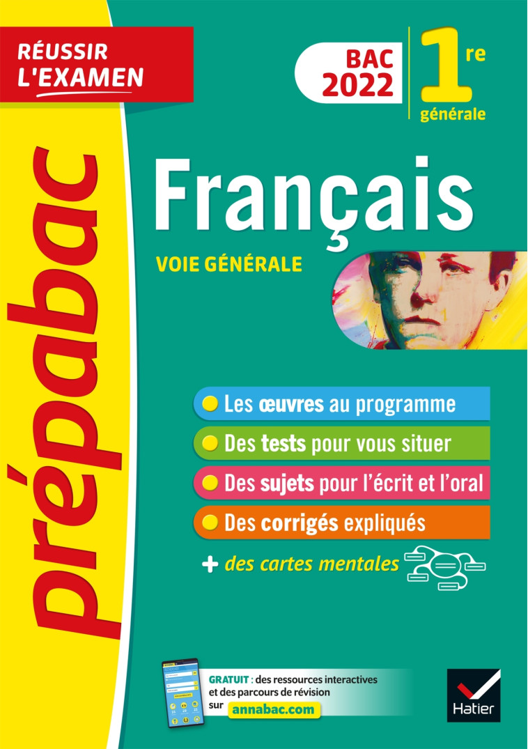 Prépabac Français 1re générale Bac 2022 - Hélène Bernard, Denise Huta, Sophie Saulnier, Swann Spies, Bérangère Touet - HATIER