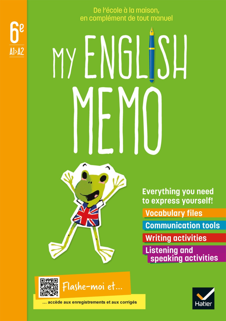 My English Memo - Anglais 6e- Éd. 2021 - Cahier élève - Evelyne Ledru-Germain - HATIER