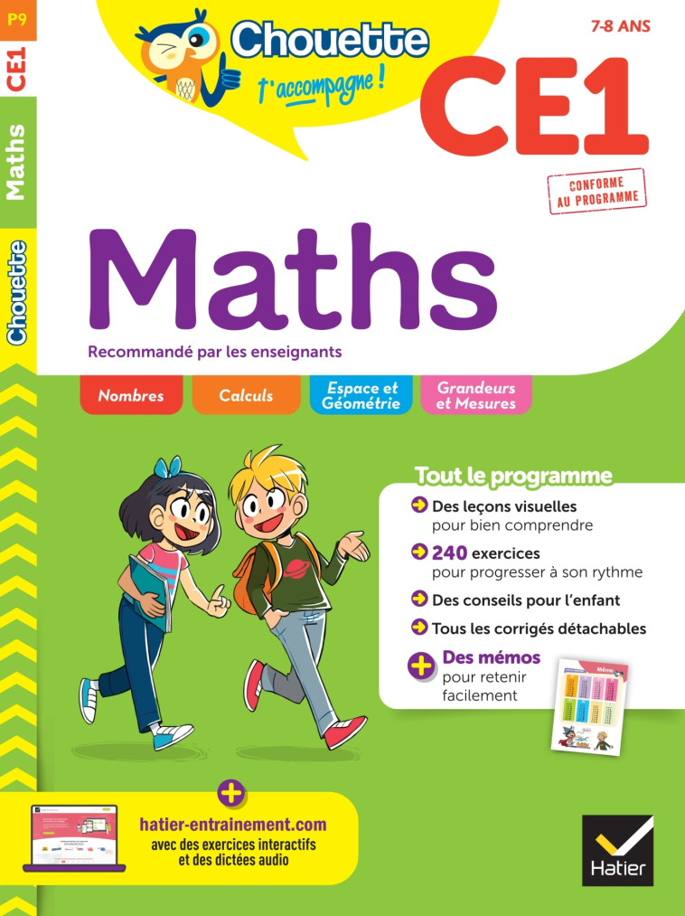 Chouette - Maths CE1 - Lucie Domergue, Juliette Domingie, Muriel Iribarne - HATIER