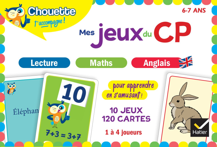 Chouette - Mes jeux du CP en lecture, maths, anglais -  Collectif,  Collectif - HATIER