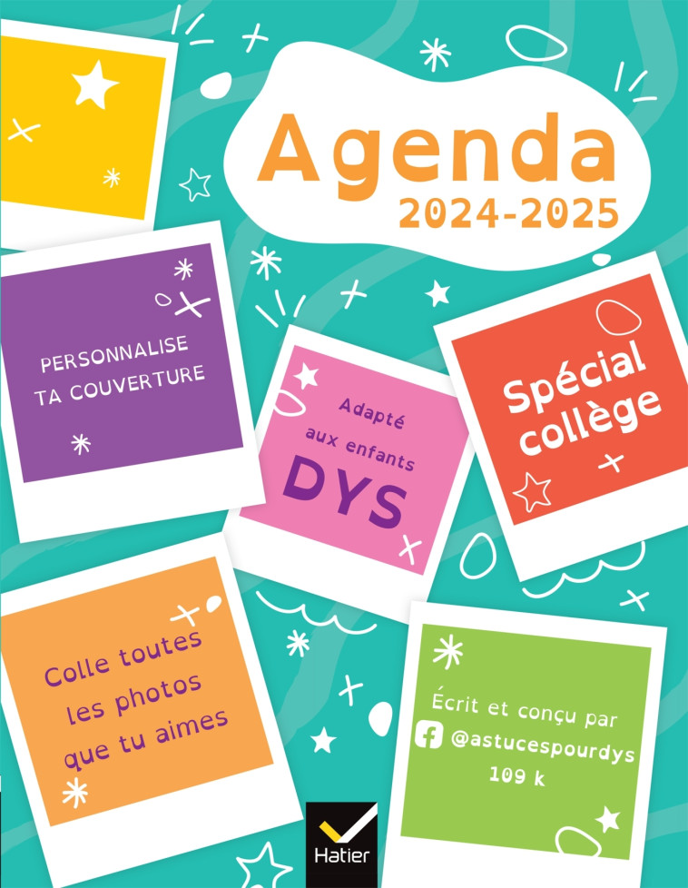 Agenda DYS collège 6e 5e - 11-12 ans - Françoise Chée,   - HATIER