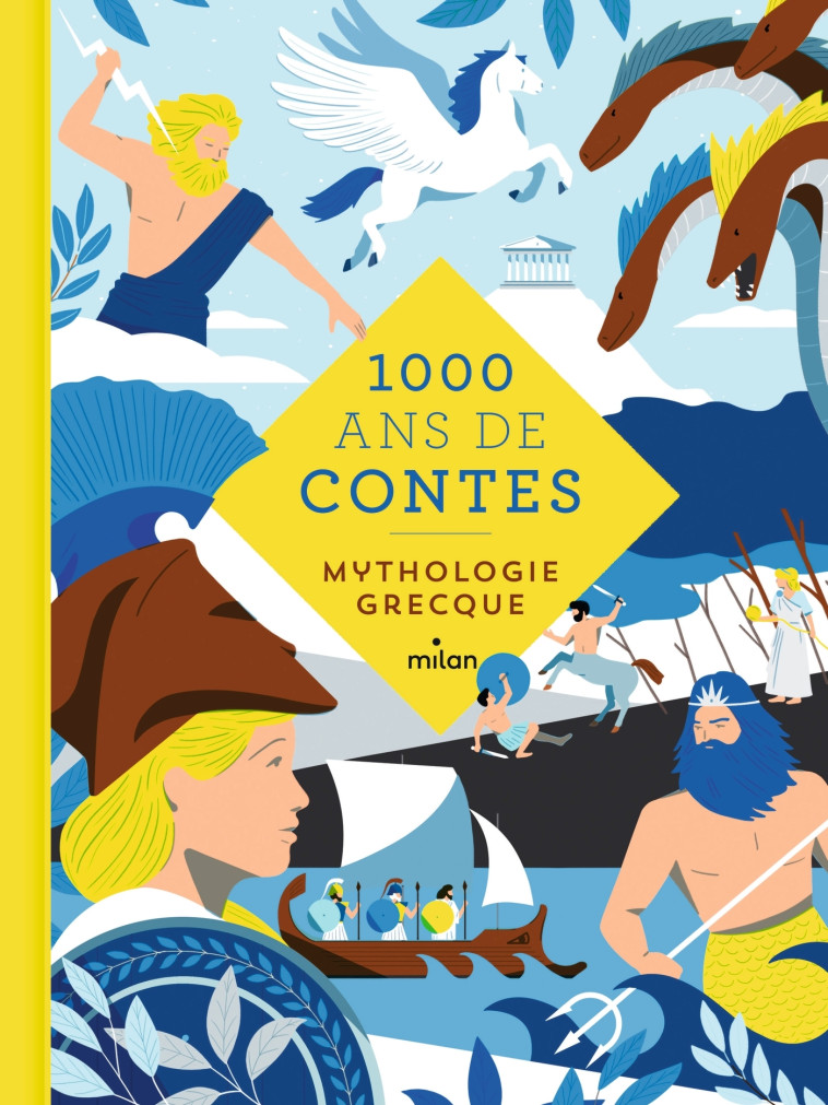 Mille ans de contes mythologie grecque - Gudule Gudule, Marie Lafrance, Glen Chapron, Aurore Petit, JULIE GUILLEM - MILAN