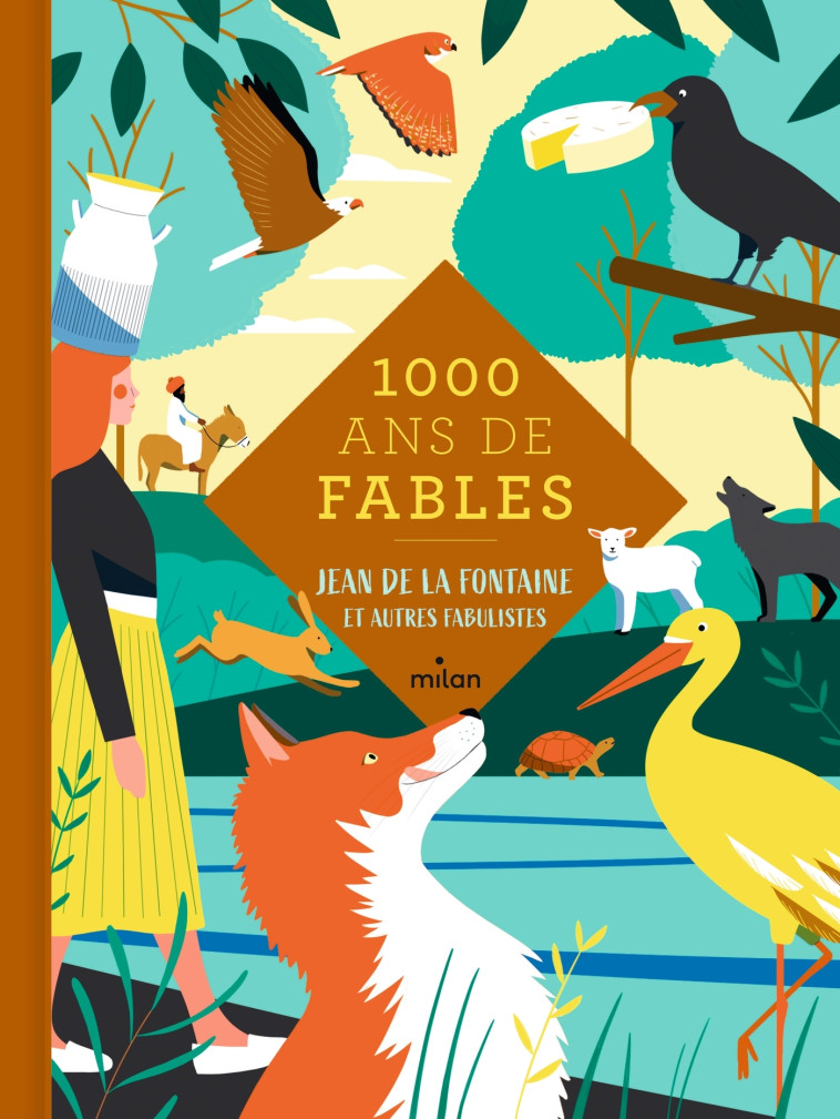 Mille ans de fables - Eve Pourcel, Nicolas Galkowski, Clémence Pollet, Julia Spiers, JULIE GUILLEM - MILAN