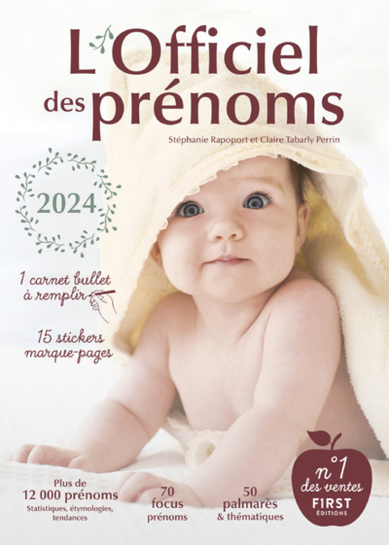 L'officiel des prénoms 2024 - Claire Tabarly-Perrin, Stéphanie Rapoport - FIRST