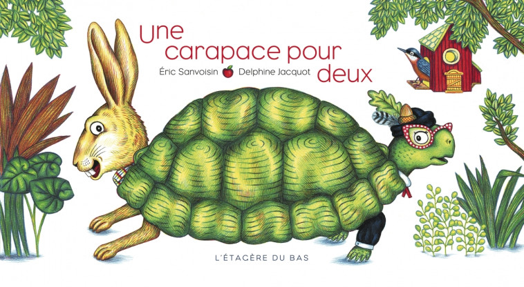 Une carapace pour deux - Éric Sanvoisin, Delphine Jacquot - ETAGERE DU BAS