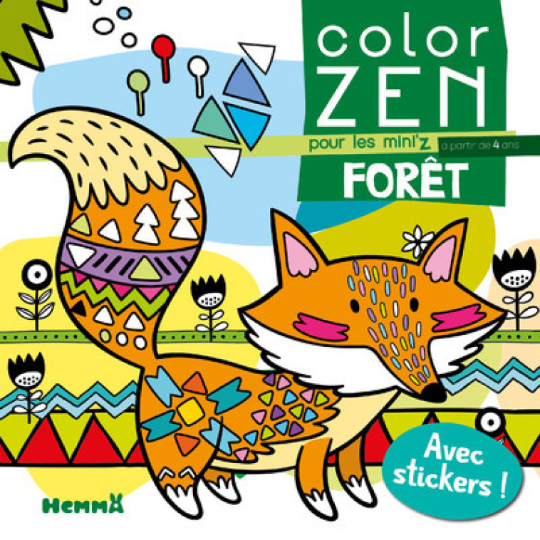 Color zen pour les mini'z - Forêt - Collectif Collectif - HEMMA