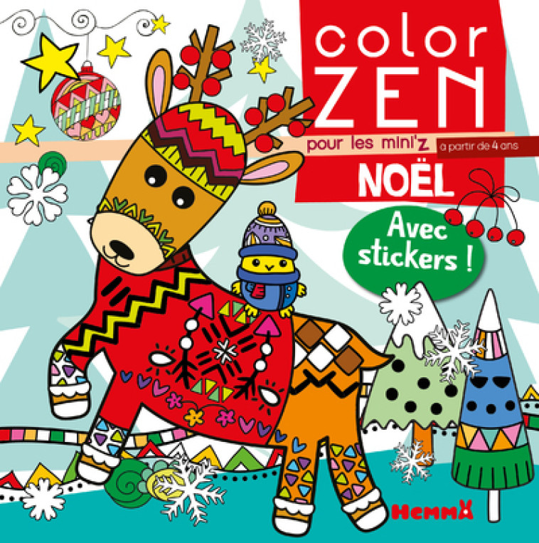 Color zen pour les mini'z - Noël - Collectif Collectif - HEMMA