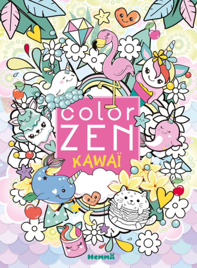 Color Zen - Kawaii - Collectif Collectif,  Collectif - HEMMA