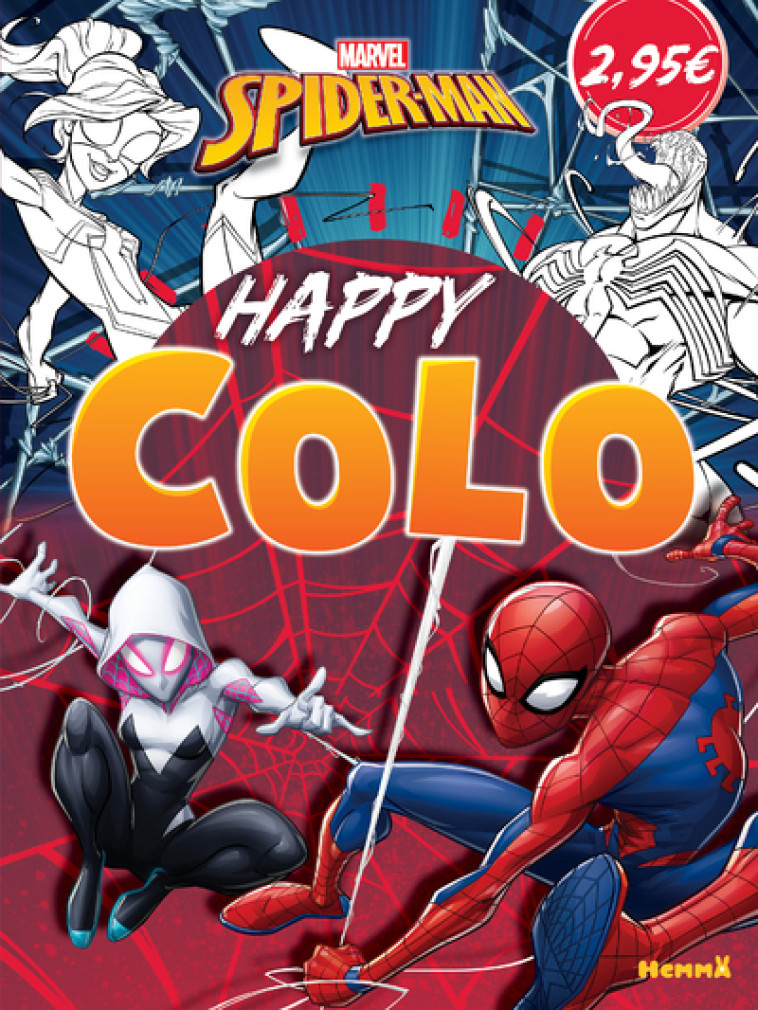 Marvel Spider-Man - Happy colo - Collectif Collectif - HEMMA