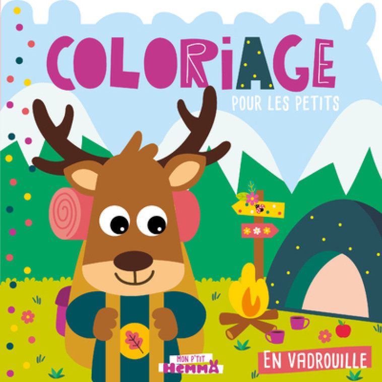 Mon P'tit Hemma - Coloriage pour les petits - En vadrouille - Carotte et compagnie Carotte et compagnie, Collectif Collectif - HEMMA