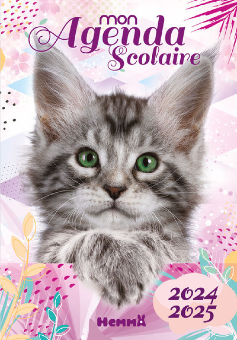 Mon agenda scolaire 2024-2025 (Chat) - Collectif Collectif - HEMMA