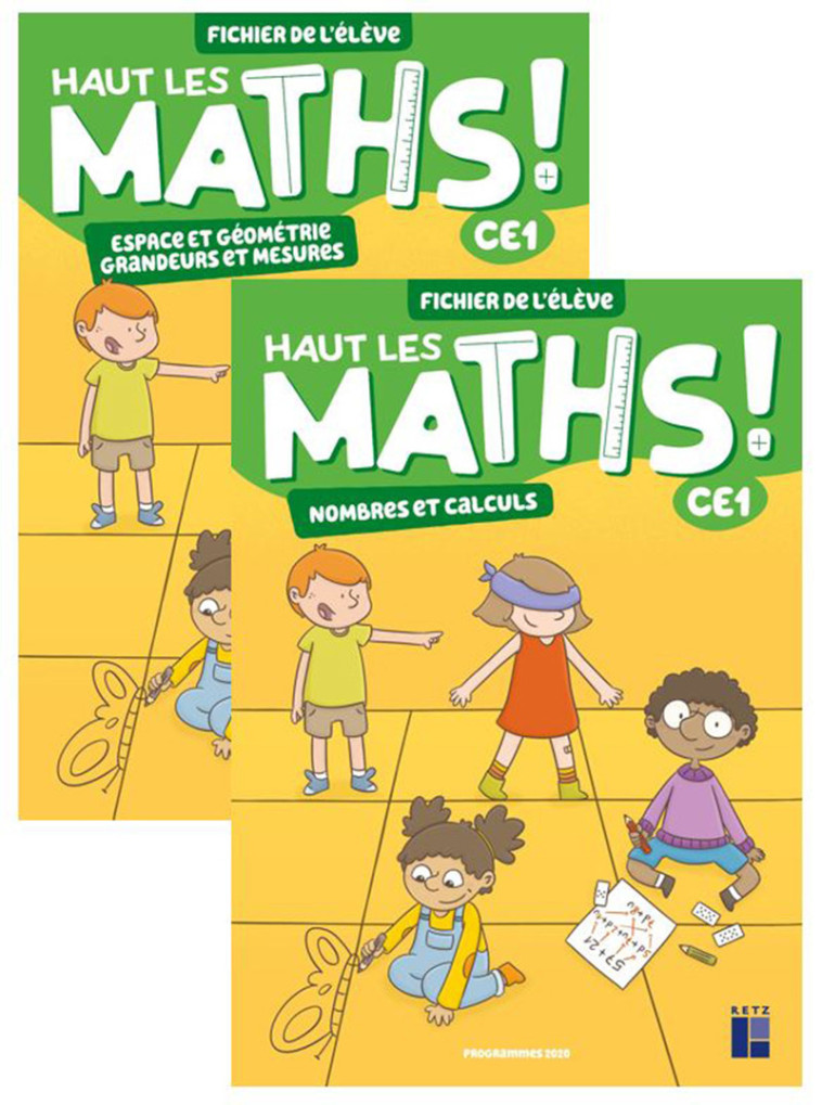 Haut les math CE1 - Fichier de l'élève - Eric Mounier, Nathalie Pfaff, Marie-Sophie Mazollier, Marie-Sophie Mazollier, Eric Mounier, Nathalie Pfaff - RETZ