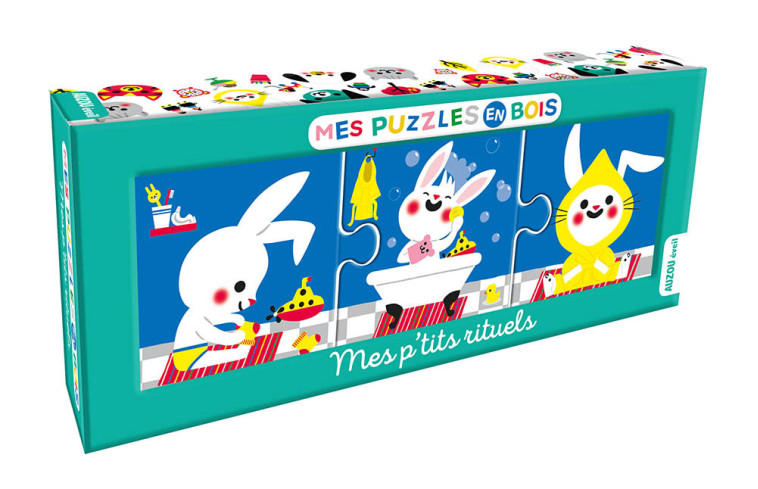 MES PUZZLES EN BOIS - MES P'TITS RITUELS - XXX - AUZOU