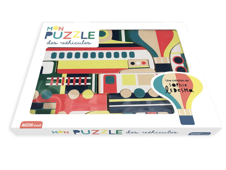 MON PUZZLES DES VÉHICULES - Sophie Ledesma - AUZOU