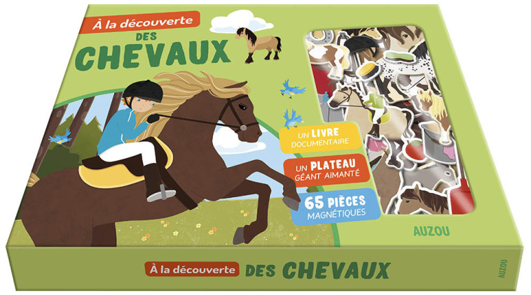 A LA DÉCOUVERTE DES CHEVAUX - Iréna Aubert, Jessica Secheret - AUZOU