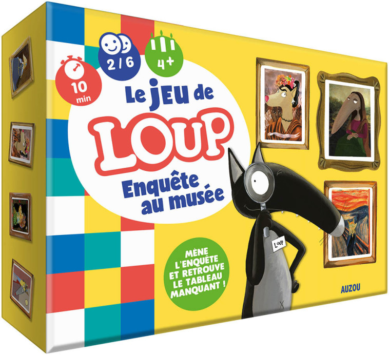 JEU DU LOUP - ENQUÊTE AU MUSÉE - Orianne Lallemand, Éléonore THUILLIER - AUZOU