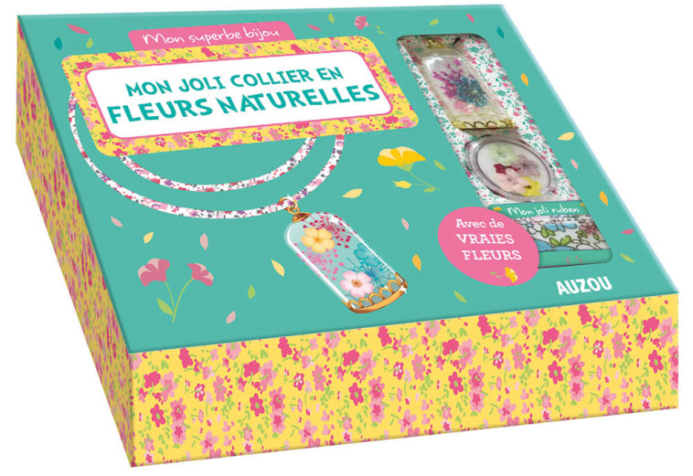 MON SUPERBE BIJOU - MON JOLI COLLIER EN FLEURS NATURELLES - Shiilia Shiilia - AUZOU