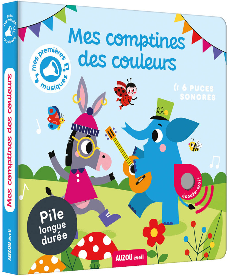 MES PREMIERS SONORES - MES COMPTINES DES COULEURS - Emeline Barrea, Emeline Barrea - AUZOU