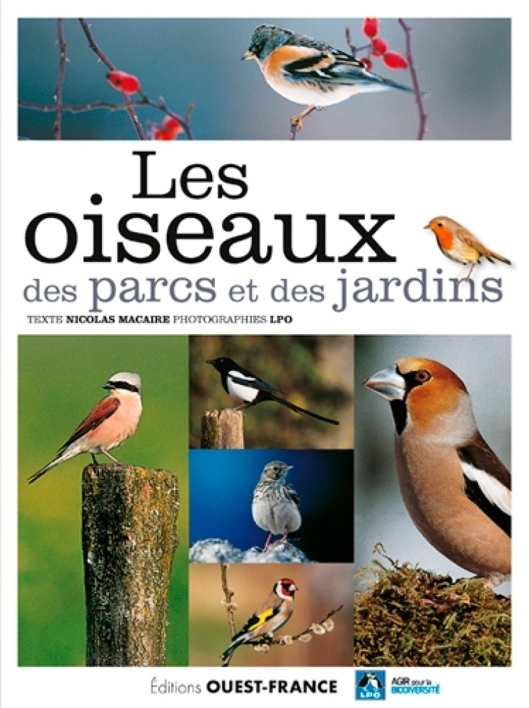 Les oiseaux des parcs et des jardins - collectif LPO, Nicolas Macaire - OUEST FRANCE