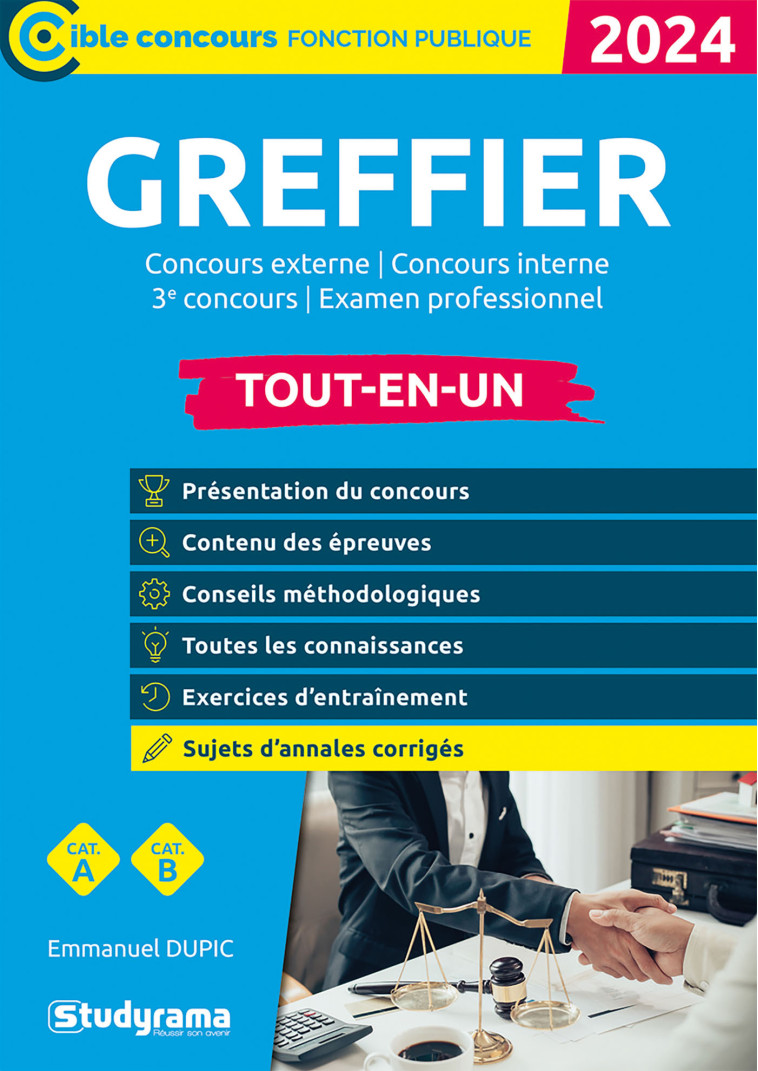 Greffier - Emmanuel Dupic - STUDYRAMA