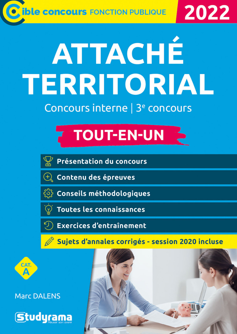 Attaché territorial – Concours interne / 3e concours - Marc Dalens - STUDYRAMA