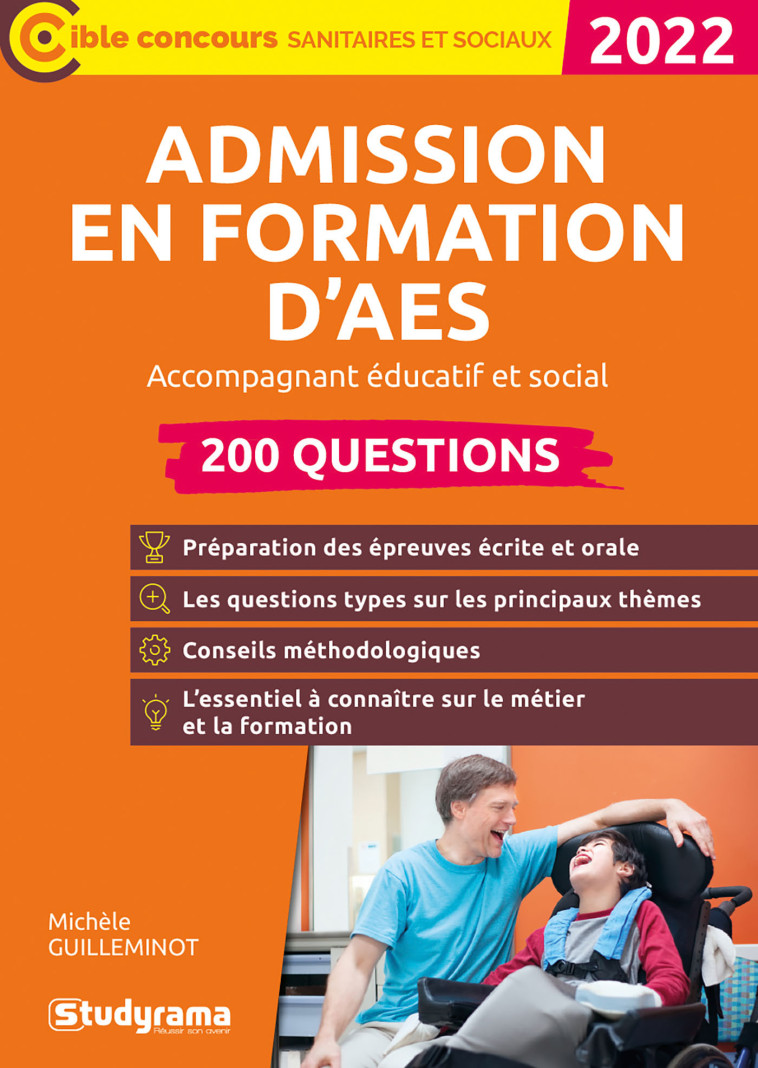 Admission en formation d'AES - 200 questions - MICHELE GUILLEMINOT - STUDYRAMA