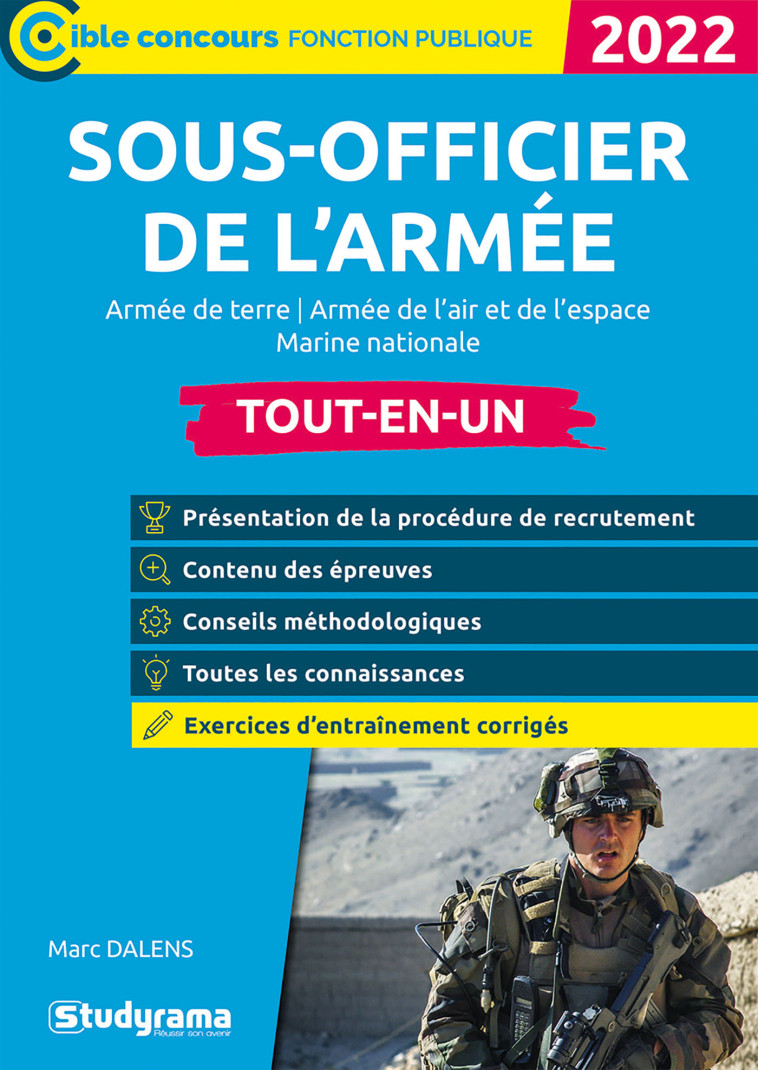 Sous-officier de l’armée – Tout-en-un - Marc Dalens - STUDYRAMA