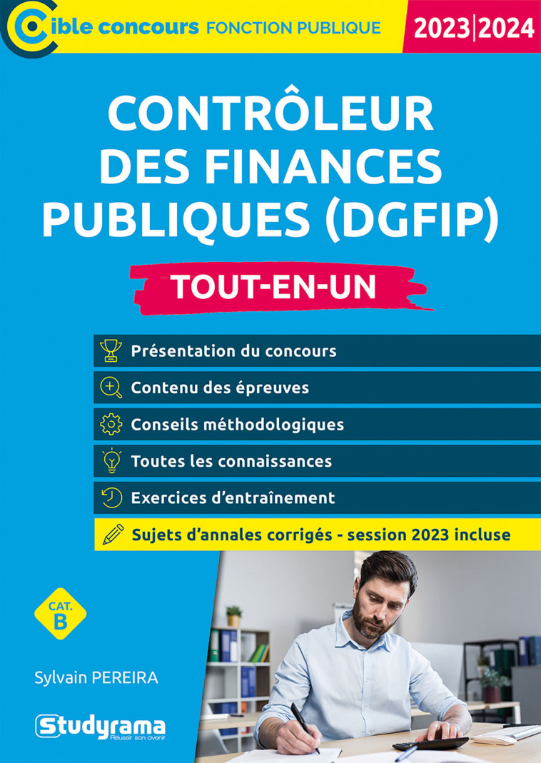 Contrôleur des finances publiques – Tout-en-un - Sylvain Pereira - STUDYRAMA