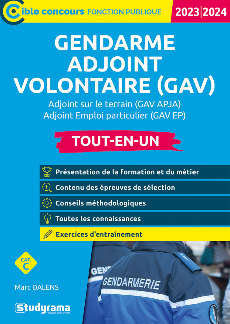 Gendarme adjoint volontaire (GAV) – Tout-en-un - Marc Dalens - STUDYRAMA